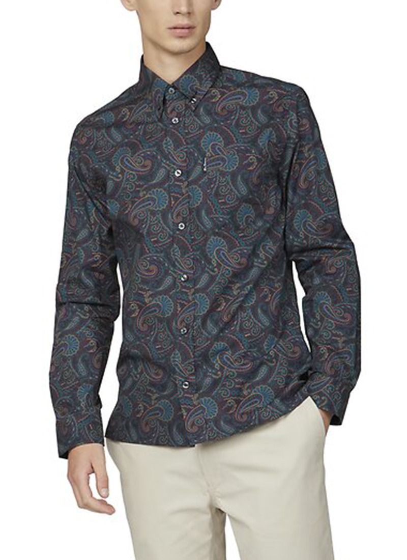 Ben Sherman Large Paisley Shirt | Buy Online at Mode.co.nz