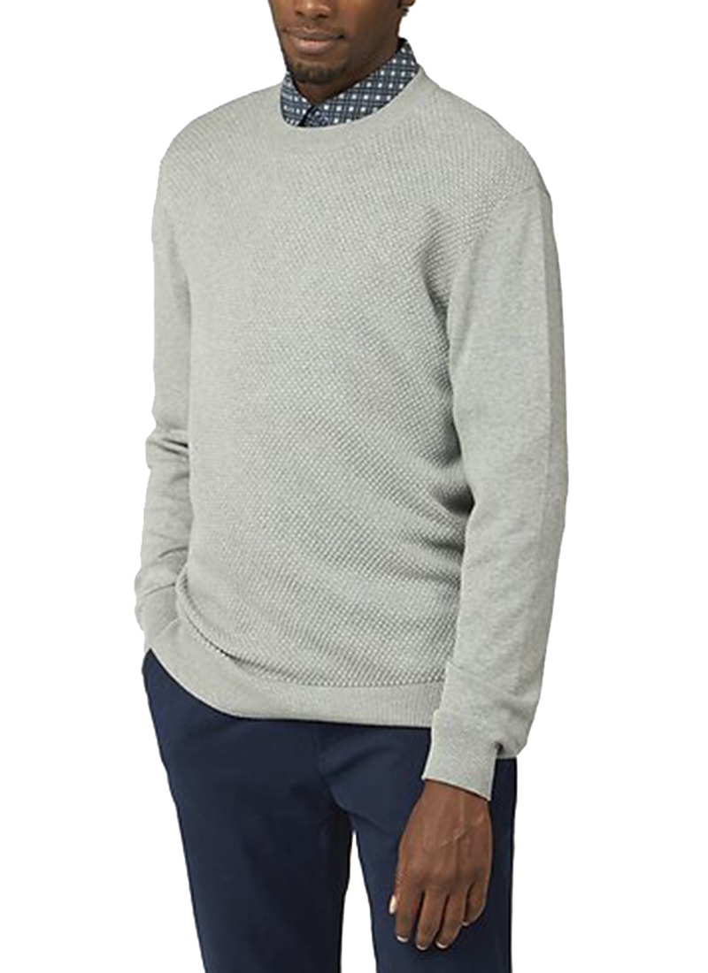 Ben Sherman TEXTURED FRONT CREW KNIT | Buy Online at Mode.co.nz