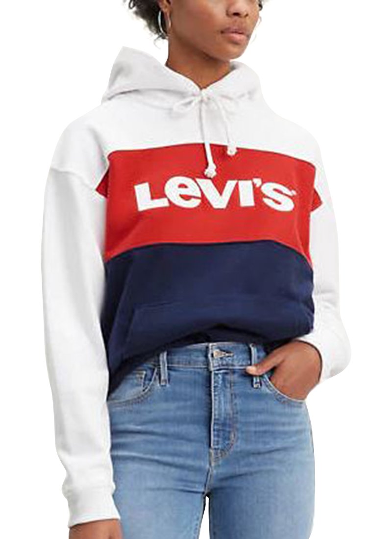 levi's color block hoodie