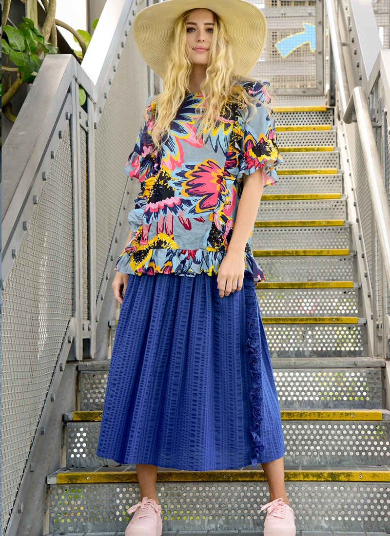 Curate by Trelise Cooper Shirring Grace Skirt | Shop Curate By